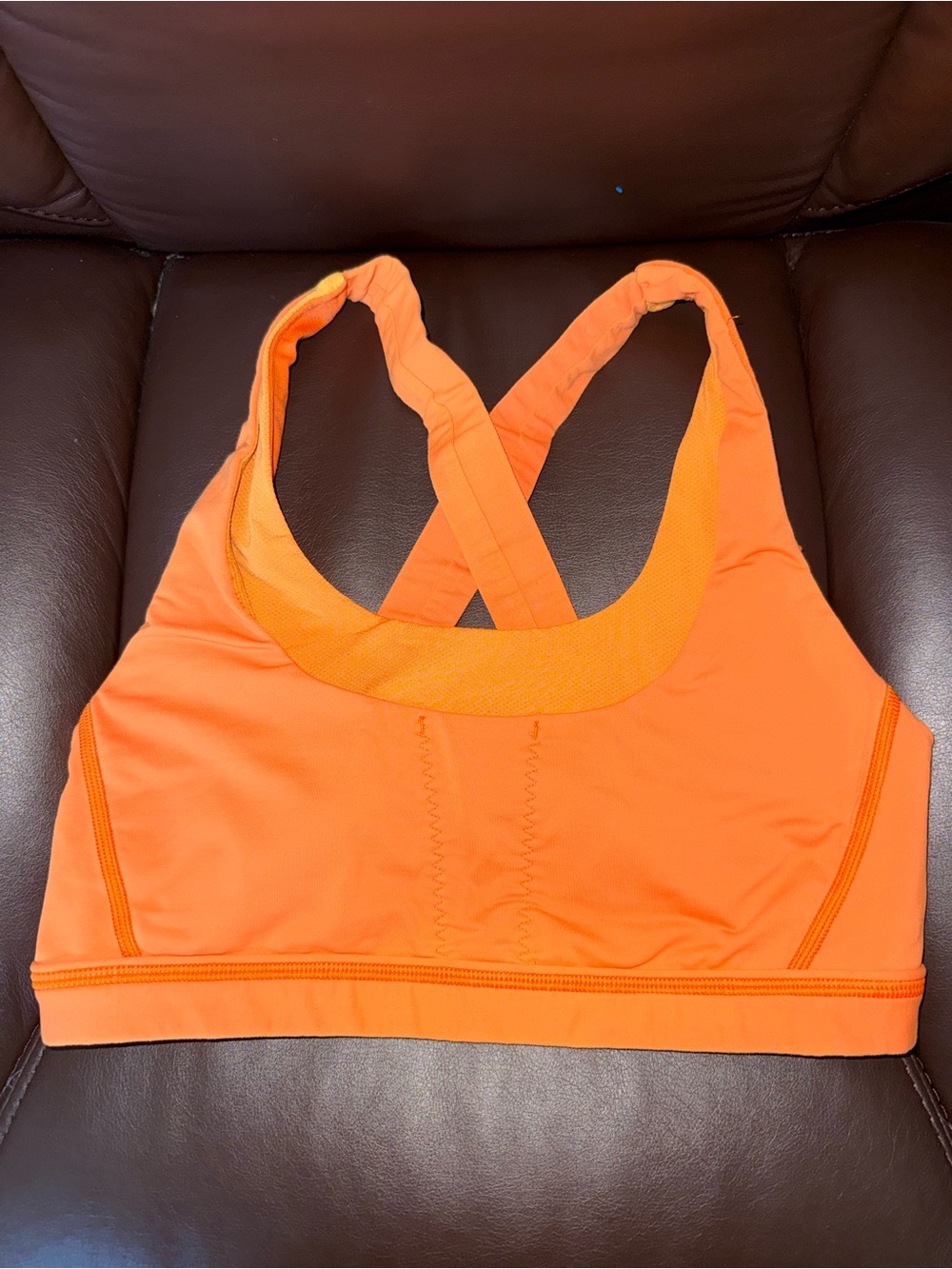Lululemon All Sport Bra Creamsicle Pop Orange Estimated Size 4
